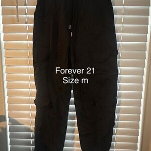 Forever 21 Black Jogger Pants